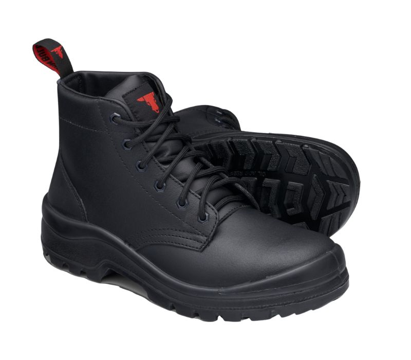 Safety Boot John Bull ANGUS Lace Up, Black | Primary Image