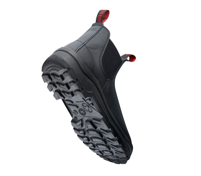 Safety Boot John Bull BRAHMAN Slip On, Black | Secondary Image