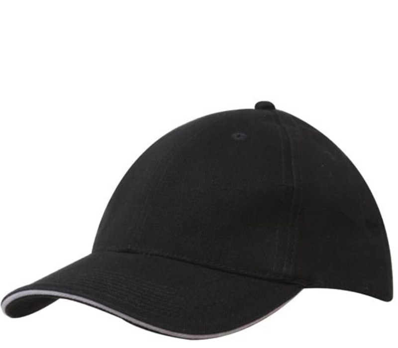 Image of HSZ Brushed Heavy Cotton Cap with Trim (4210)