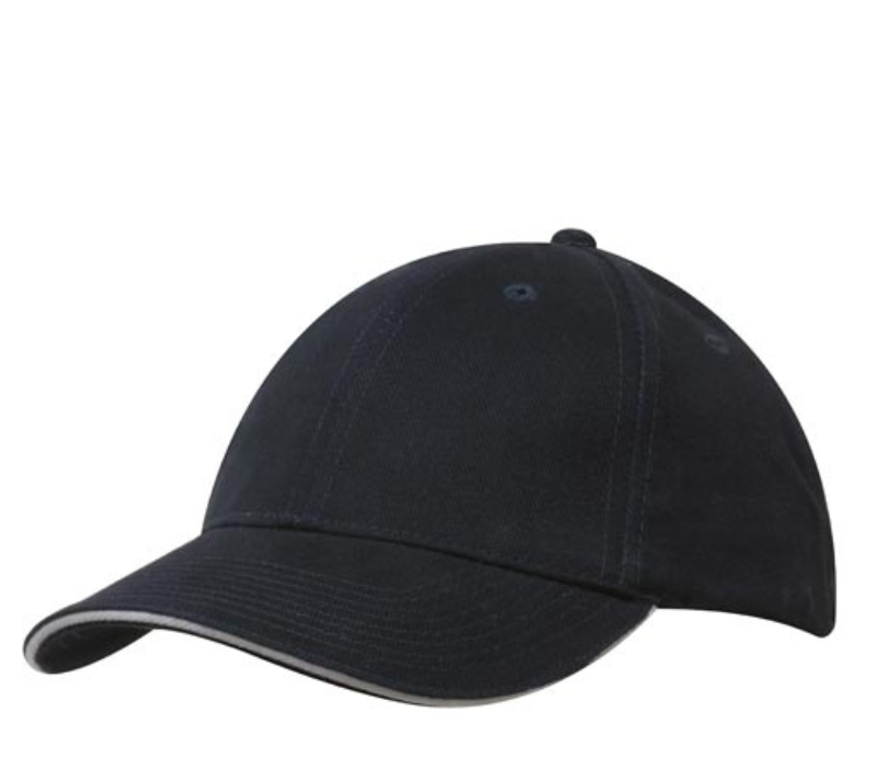 Image of HSZ Brushed Heavy Cotton Cap with Trim (4210)