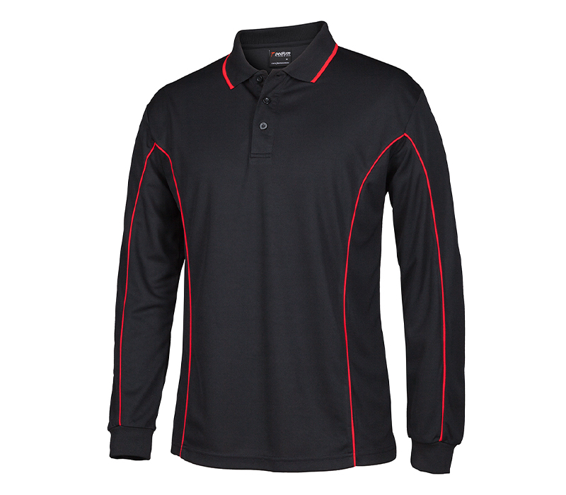 JB's Podium PIPING Long Sleeve Polo | Primary Image