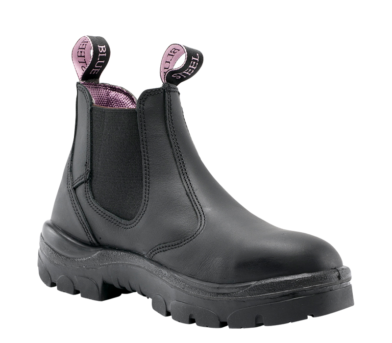 Safety Boot Steel Blue HOBART Womens Slip On | Primary Image