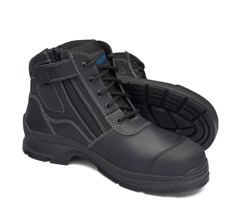 Safety Boot Blundstone 319 Lace/Zip, Black | Primary Image