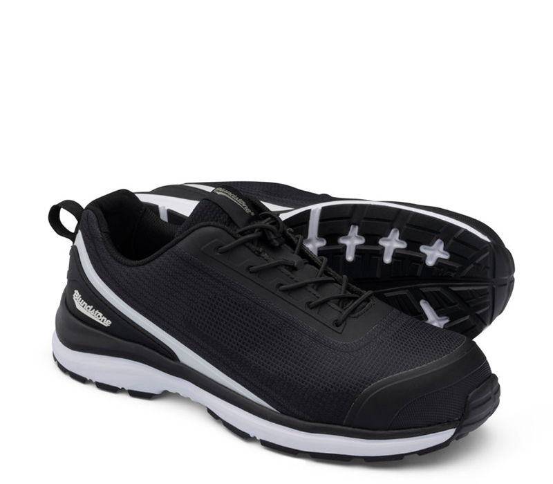 Safety Shoe Blundstone 793 Lace Up, Black/White | Primary Image