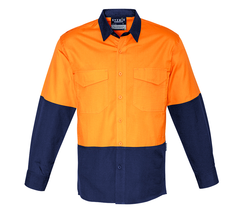 Image of Syzmik Day Only RUGGED COOLING Ripstop Cotton Long Sleeve Shirt