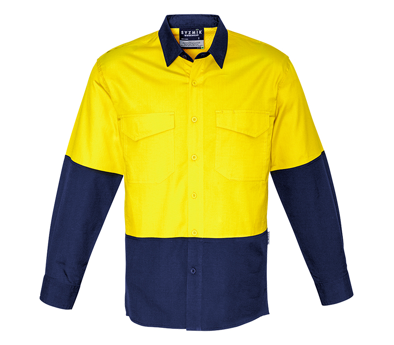 Syzmik Day Only RUGGED COOLING Ripstop Cotton Long Sleeve Shirt | Primary Image