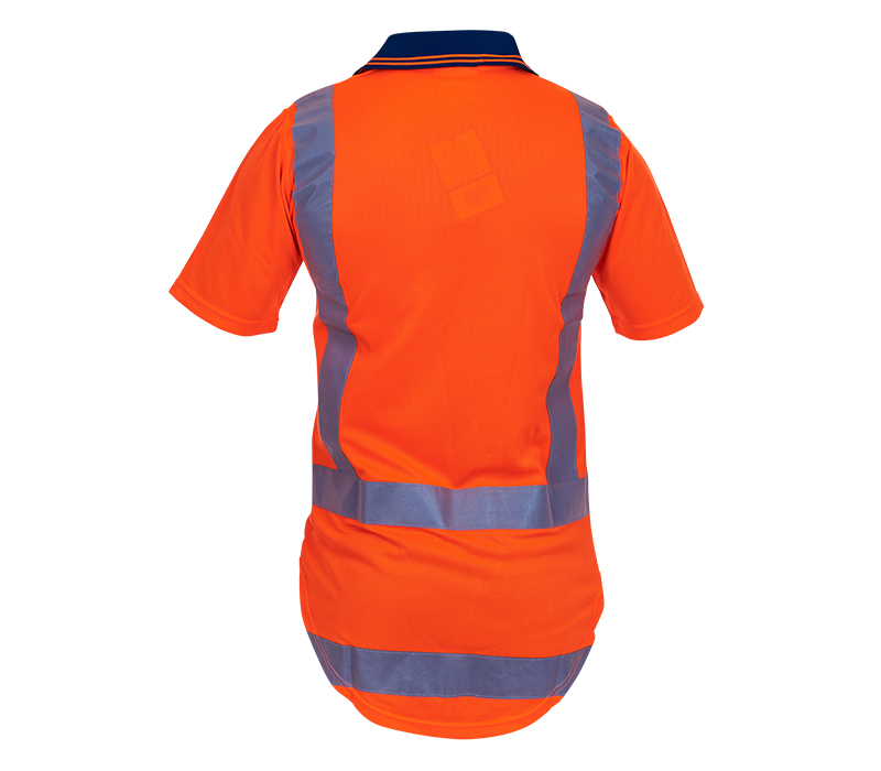 Image of Caution Hi Viz TTMC-W S/S Polo Shirt, Orange