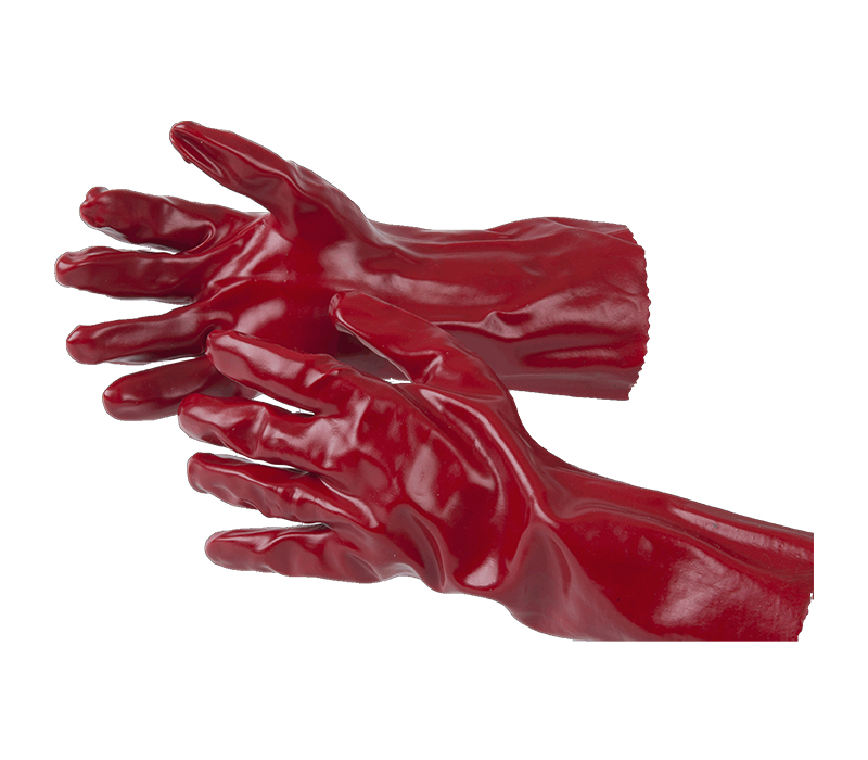 Image of ProChoice Red PVC Single Dip Glove 35cm