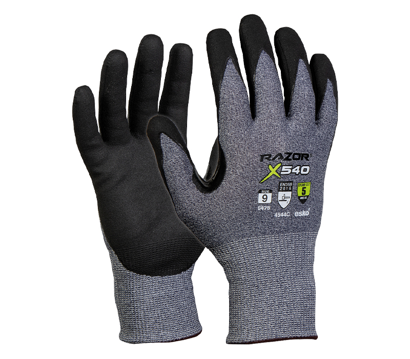 Image of Esko RAZOR X540 Cut 5 Nitrile Foam Dip Glove