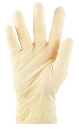 Image of MPH Latex Disposable Glove, P/Free, Box/100
